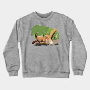 Baby Fox Tag Along Crewneck Sweatshirt